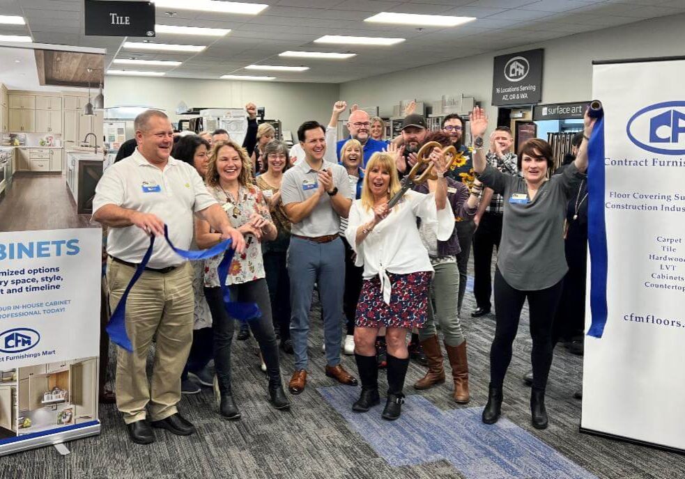 Contract Furnishings Mart Ribbon Cutting with the Gresham Area Chamber