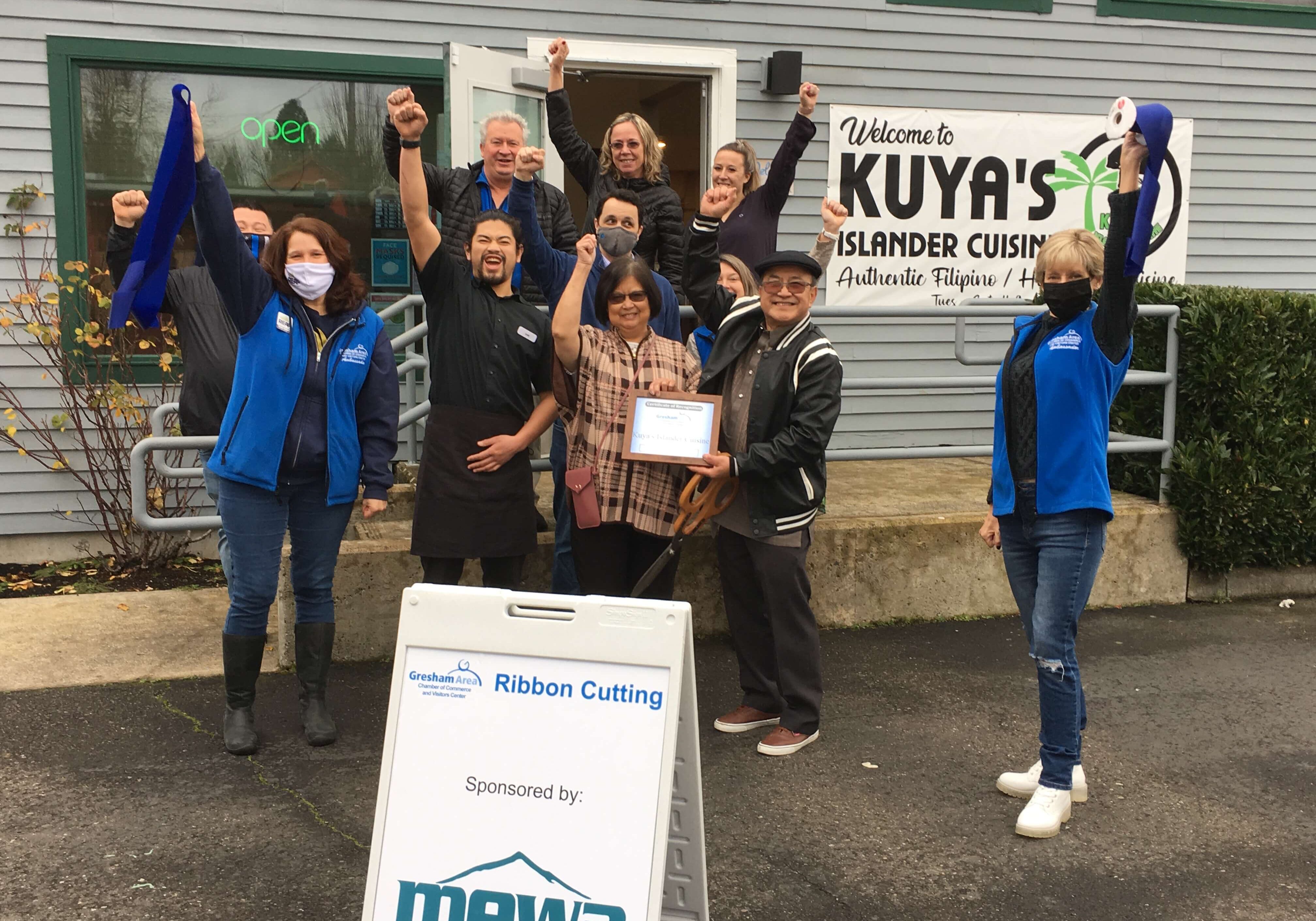 Kuya's Islander Cuisine Ribbon Cutting