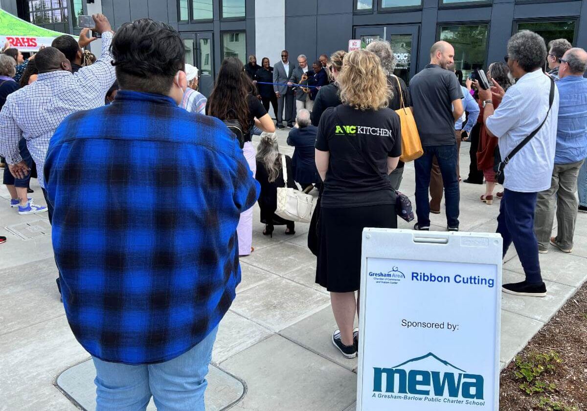 POIC + RAHS (Kitchen) Ribbon Cutting with the Gresham Area Chamber of Commerce