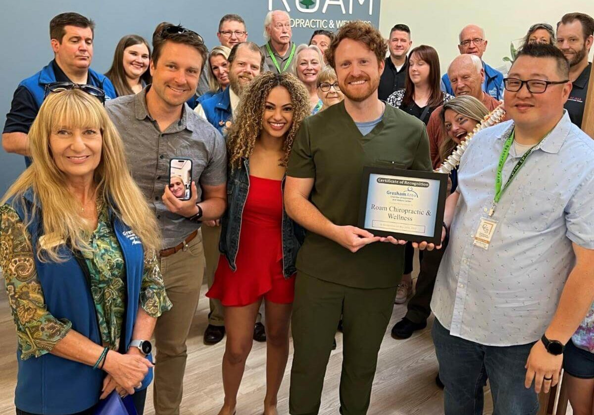 Roam Chiropractic Ribbon Cutting